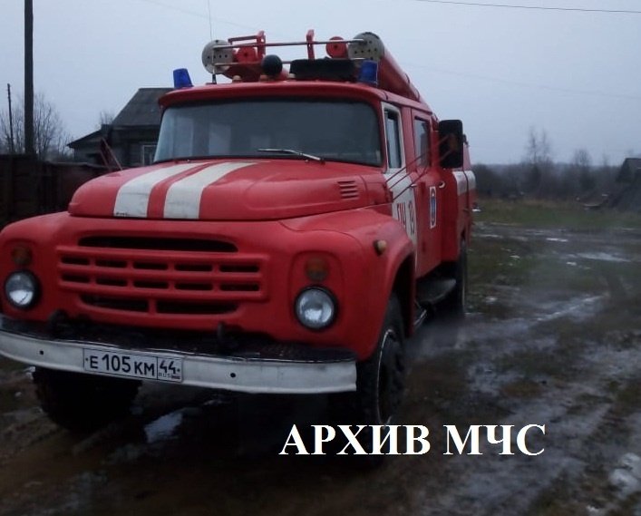 Пожар в г. Макарьев — МЧС России по Костромской области