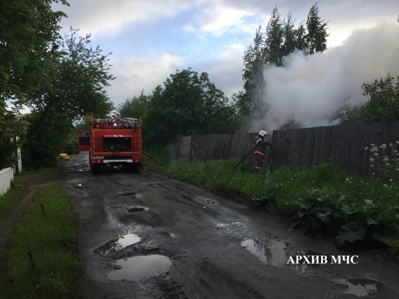 Пожар в г. Макарьев локализован