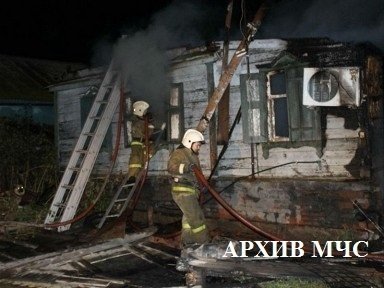 Пожар в  Макарьевском районе
