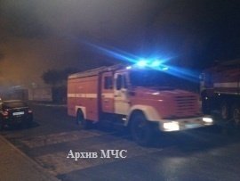 Пожар в Макарьевском районе